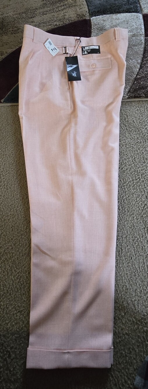 Smokey Joes Pants Pink 100% Polyester Size 42W 32L